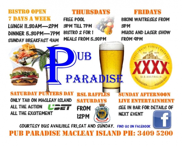 Macleay island Hotel (Pub Paradise)